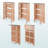 Marco Foldable Shelf with Three Sections, Natural