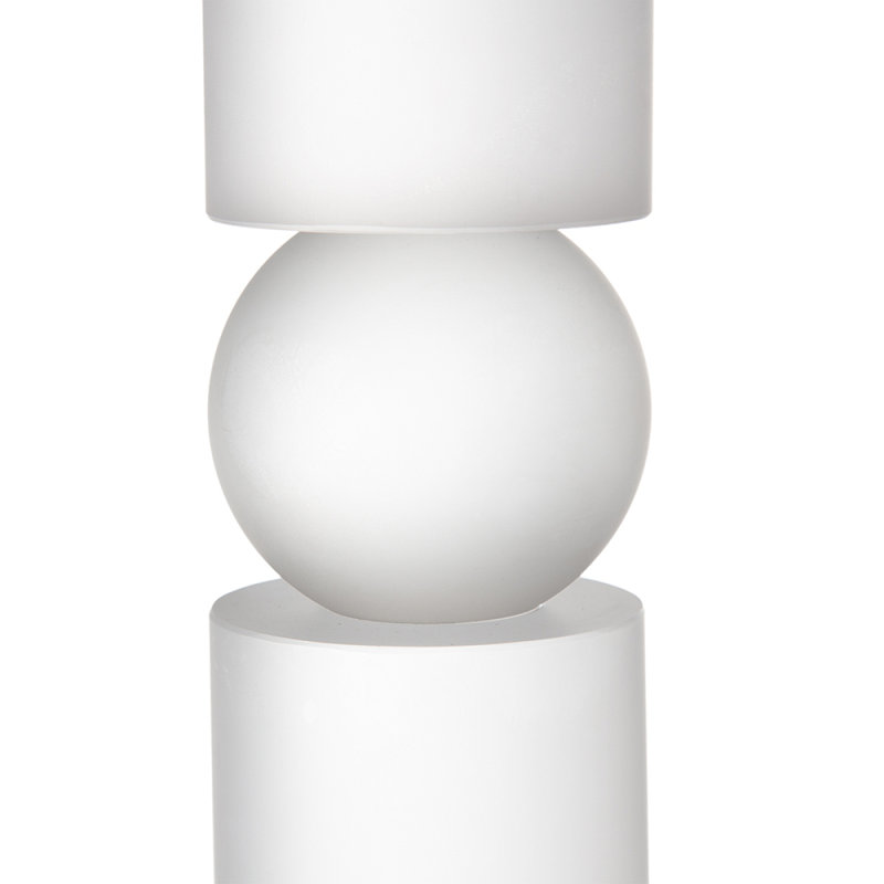 Petit porte-bougie en verre D3.1X7.1 "Palisade, 7.1" H x 3.1" W x 3.1" D