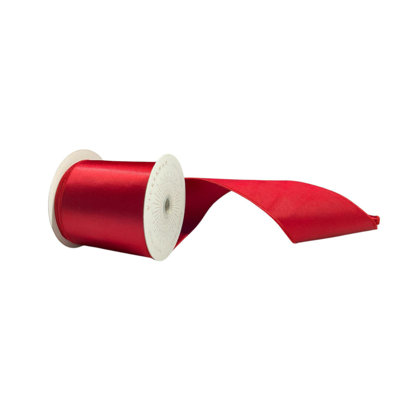 Vickerman 4"x10yd Satin Christmas Ribbon
