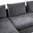 Sectional Sofa 93.7" L-Shaped Sofa Upholstered Sofa Couch With Wooden Storage Compartment For Living Room-1105587217