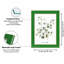 Cadre photo vert, verre véritable-44641618-44641621