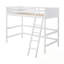 Lit mezzanine simple en bois avec échelle-1998462796