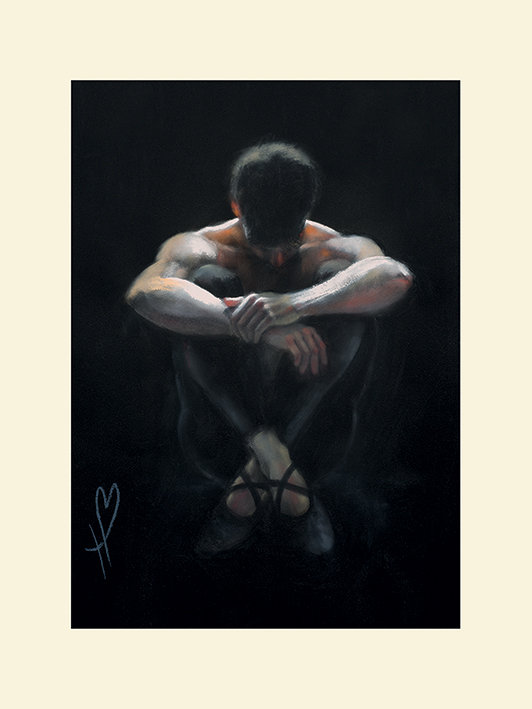The Promise - Wrapped Canvas Print, 40cm H x 30cm W, Paper