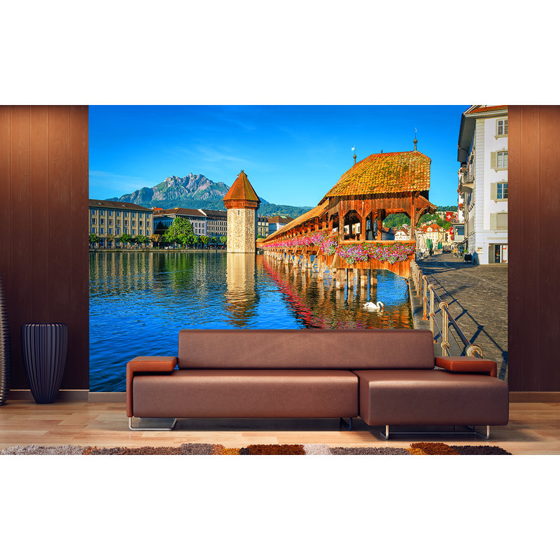 Lucerne Switzerland 2.54m x 366cm Wall Mural