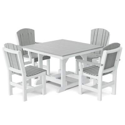 Heritage 5-Piece 44" x 44" Dining Set