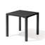 Table d'appoint d'extérieur carrée en aluminium Herv-1809958370