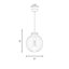 Luminaire suspendu sphère 1 lumière Suzman-29179225