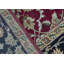 Hand-Knotted High-Quality Red and Black Area Rug