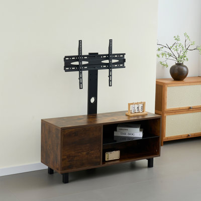 Tv Console With Pushtoopen Storage Cabinet Glass Tv Stand Accent Cabinet Entryway Cabinet Storage Cabinet