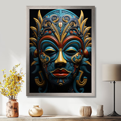 «Jeimi African Masked Splendor II», art mural africain