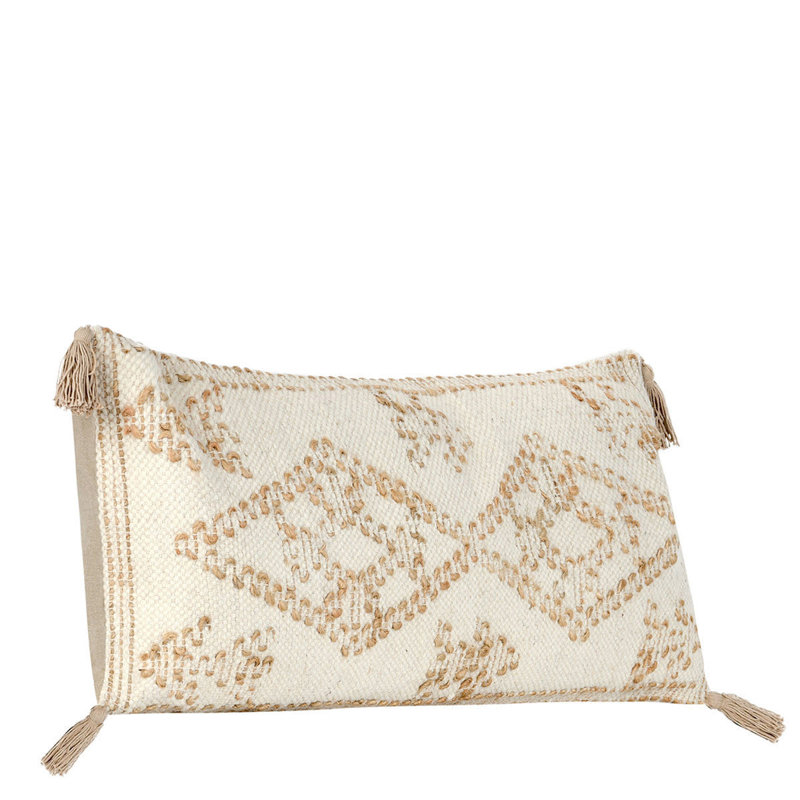 Ferri Lumbar Pillow Insert, Ivory/Natural