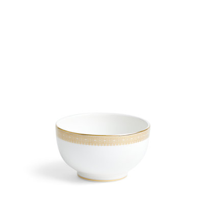Vera Wang Lace Gold Rice Bowl