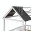 Lit en bois avec clôture Wood House-907115623-907115617