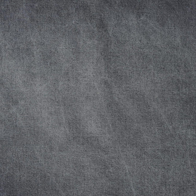 Stonewashed Cotton Canvas Solid Color Classic Chic Modern Rustic 14x42 Long Lumbar Pillow, Charcoal
