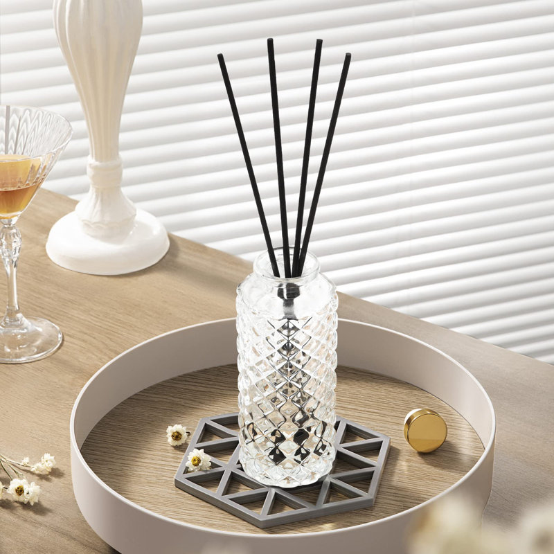 Derick Glass Table Vase, Clear