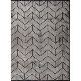Brown/Beige/Gray Chevron Luxury Area Rug