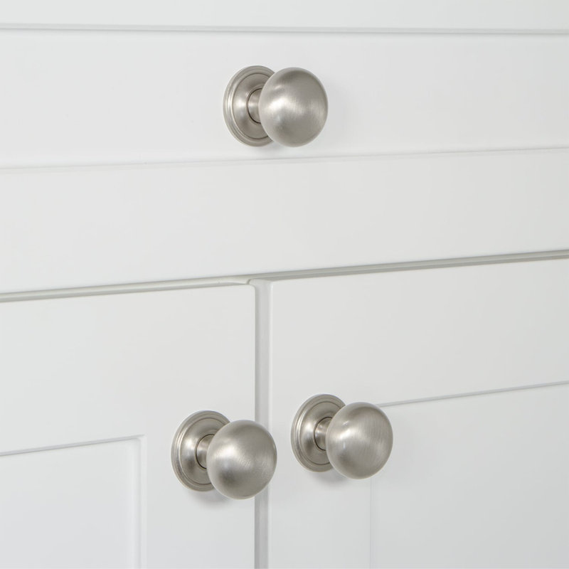 Fifth Avenue Round Knob, Satin Nickel