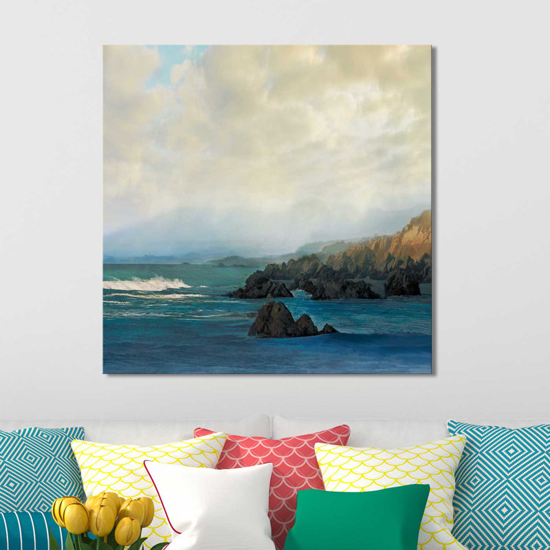 «Distant Horizons», reproduction de peinture acrylique sur toile tendue, H 18 po x l 30 po x P 1 po, Toile tendue