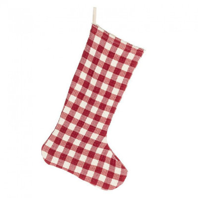 Check Gingham Pattern Stocking