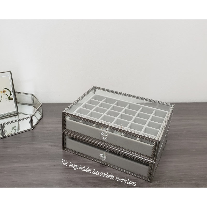 Plateau d'organisation à bijoux, Argent