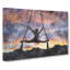 Aerialist Gymnastics At Sunset - Wrapped Canvas Painting-56654751