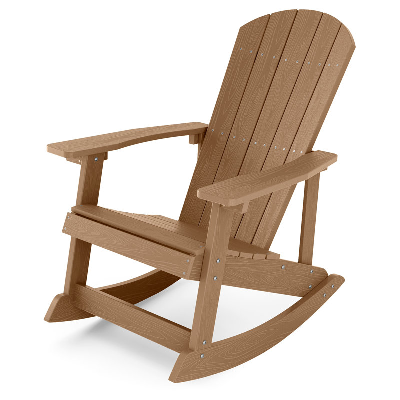 Chaise berçante Harir , Teck