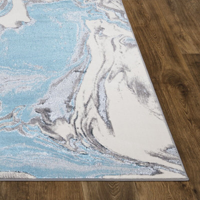 Abren Abstract Indoor / Outdoor Area Rug