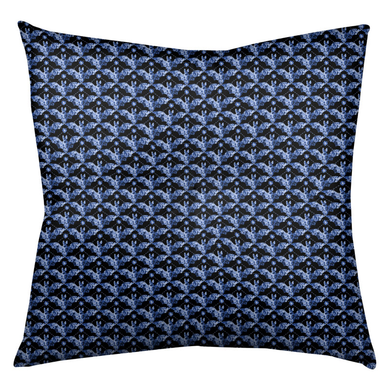 Coussin de sol carré Katelyn Elizabeth, 26 po x 26 po, Bleu