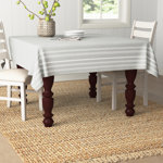 Cannady Striped 100% Cotton Tablecloth