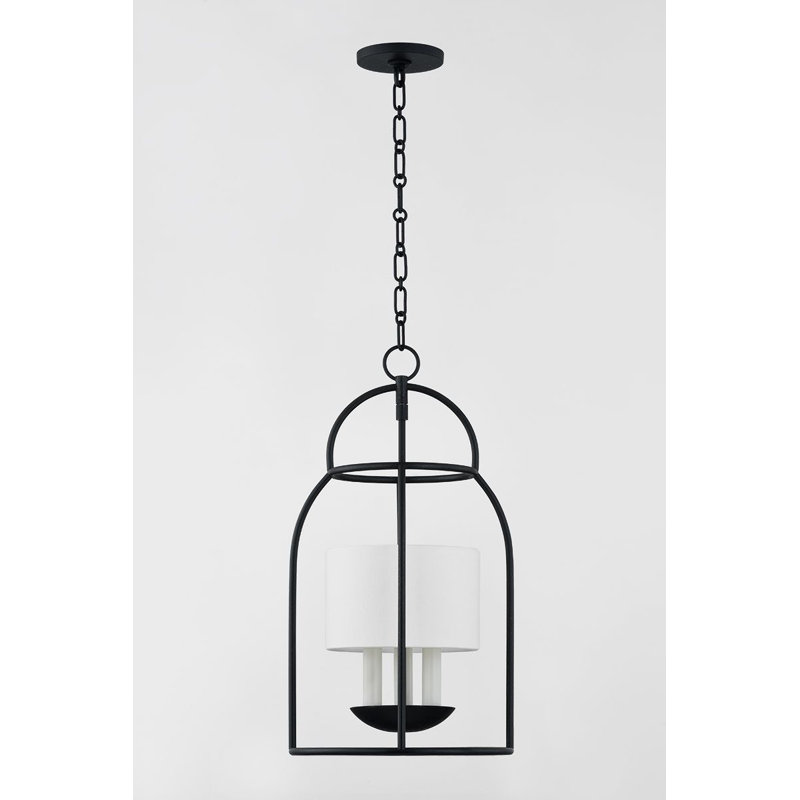Delia Light Lantern, Aged Iron, 21.50" H x 12.25" W x 12.25" D