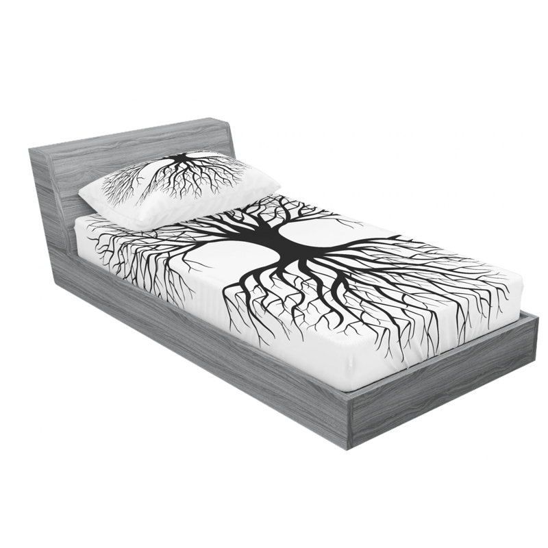 Microfiber Sheet Set, Twin Sheet Set with Fitted Sheet