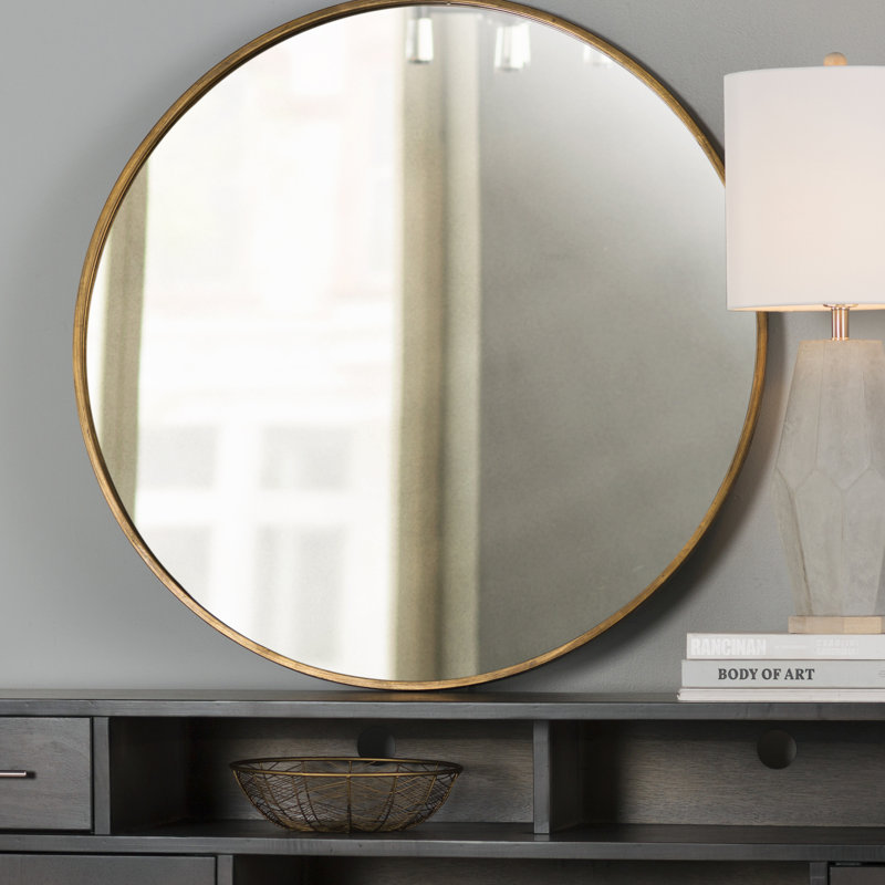 Auryn Metal Round Wall Mirror