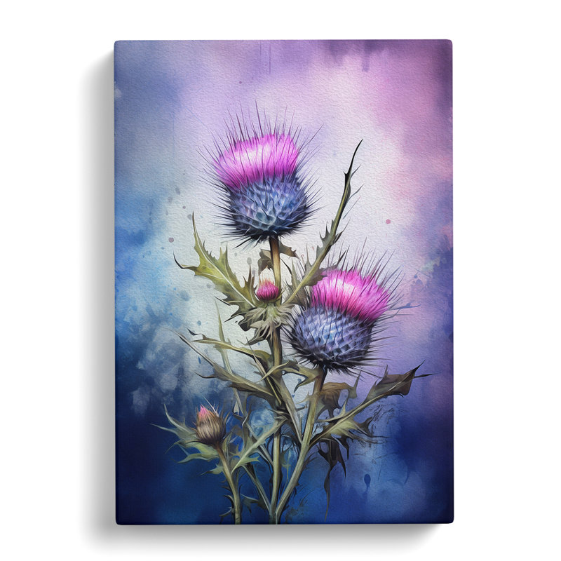 Thistle Informel - Print, 76cm H x 50cm W x 3cm D