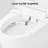 Compact Dual Flush Toilet With Self-Cleaning Wand, Foot Sensor Flush, White Night , Knob Control, Cold Water Wash, Strong Soft Close, , Immaculate Smart 1/1.28 ,