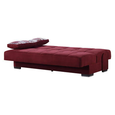 Geidy Twin 74 " Upholstered Convertible Sofa