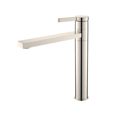 Metro Soho Vessel Bathroom Faucet - Single Hole - 13" Brass
