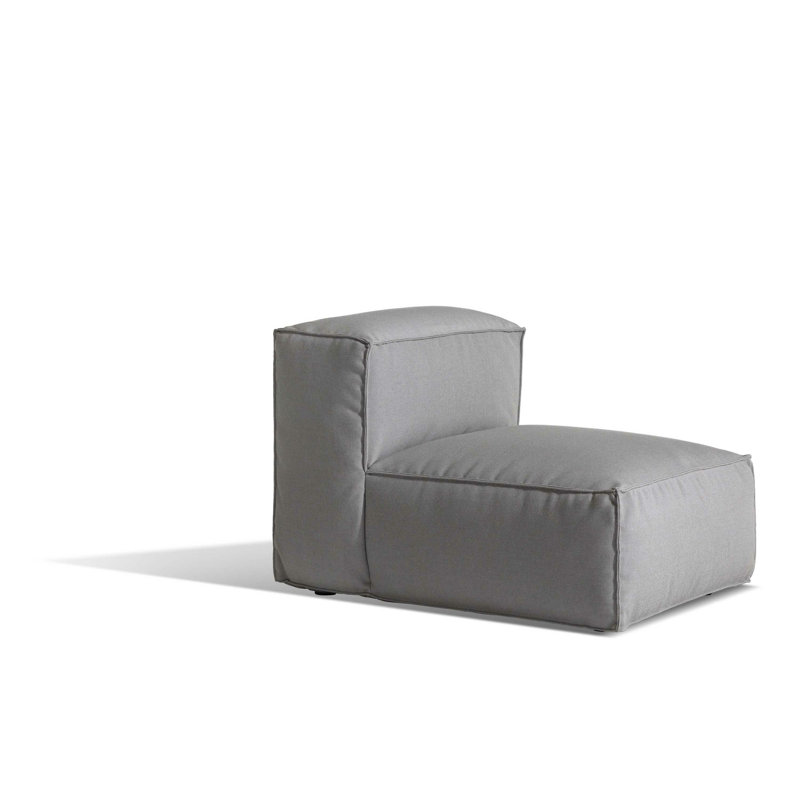 Asker Sofa Mid Section Small, Light Gray