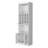 White Bar Cabinet With Wine Storage Options - 71.1" X 13.3" 20", 15 Shelves, 2 Doors For And Display Doors, 13.3 Inches Deep, Wood-1934769338