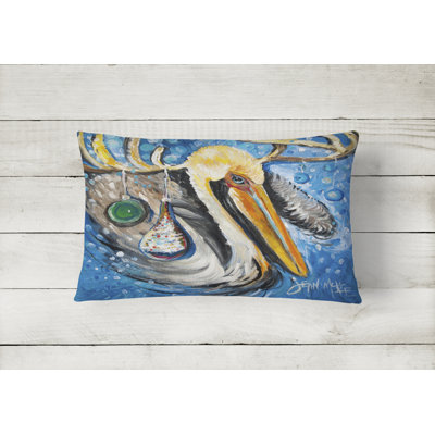Outdoor Reversible Throw Pillow