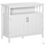 Buffet de cuisine, buffet avec 2 portes et tablettes réglables