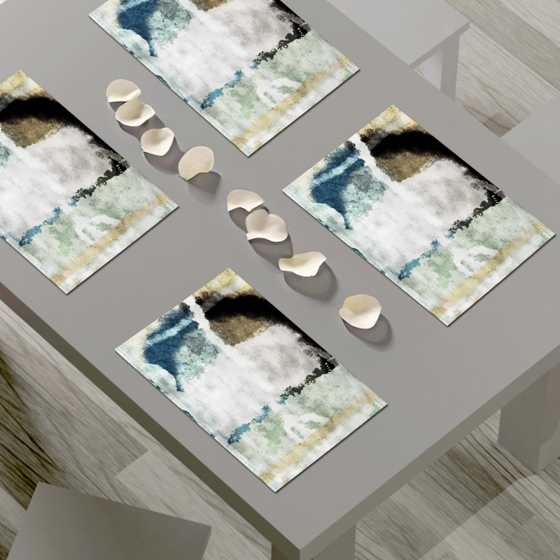 Napperon abstrait en polyester
