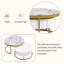 Table basse gigogne 31,5 "avec tiroirs