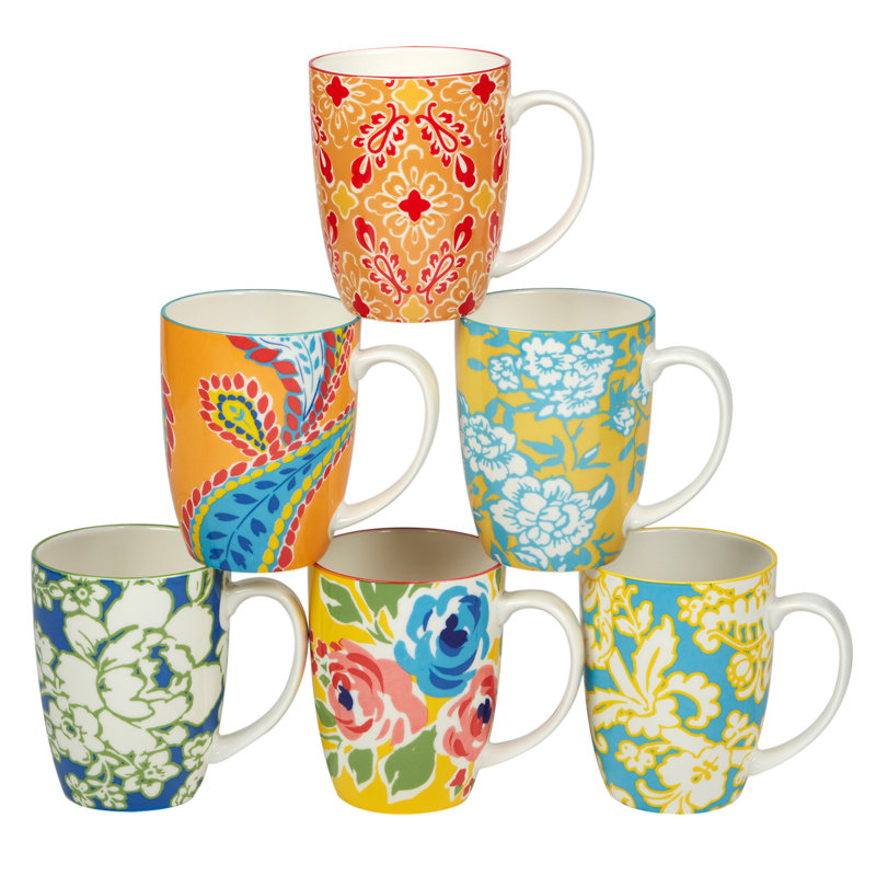 Ensemble de 6 tasses 6 pièces