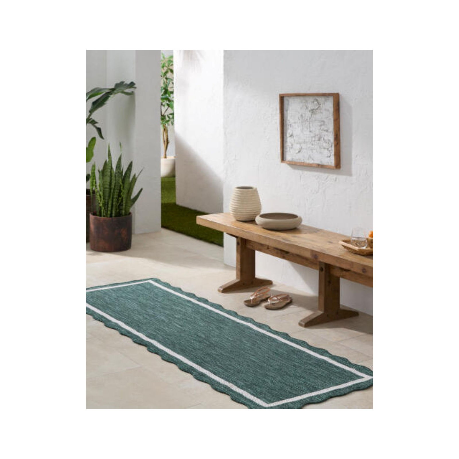 Skiles Machine Woven Rug, Runner 2'7.5" x 7'2.6"