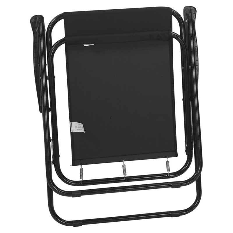 3 - Piece 2 - Person Outdoor Bistro Set, Black