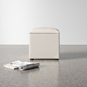 Subi Boucle Storage Ottoman