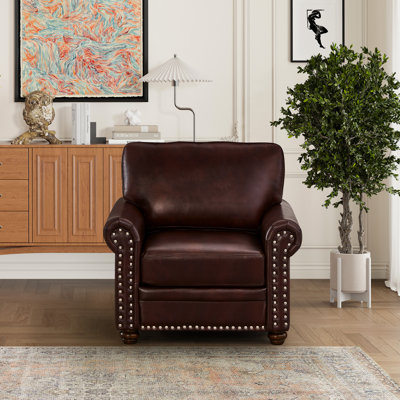 Chaise de salon simple avec pieds en bois