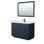Ensemble de meuble-lavabo simple autoportant 48 po avec plateau en quartz Miranda