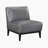 Timmins 28.5" Modern & Contemporary Accent Chair with 100% Top Grain Leather, Solid Wood Base and Legs, High-Density Foam Seat Cushions-1491827453