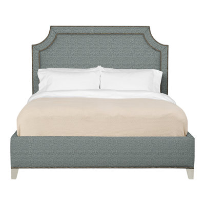 Audrey/Asher Queen Upholstered Low Profile Panel Bed